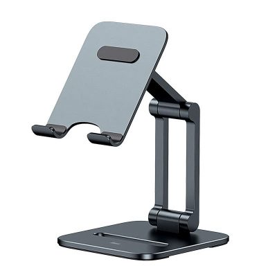 Giá Đỡ Điện Thoại/iPad Baseus Desktop Biaxial Foldable Metal Stand - Trục Kép, Gấp Gọn, Hợp Kim Nhôm Chống Mỏi Cổ - Nâng tầm không gian làm việc của bạn và bảo vệ sức khỏe với giá đỡ đa năng <strong>Baseus Desktop Biaxial Foldable Metal Stand</strong>. Được chế tác từ hợp kim nhôm nguyên khối sang trọng, sản phẩm mang lại sự vững chắc tuyệt đối cho cả điện thoại và máy tính bảng. Thiết kế trục kép (biaxial) thông minh cho phép bạn tùy chỉnh vô hạn độ cao và góc nhìn, giúp nâng màn hình ngang tầm mắt, cải thiện tư thế và chống mỏi cổ vai gáy hiệu quả. Khi không sử dụng, giá đỡ có thể gập gọn hoàn toàn, dễ dàng mang theo mọi lúc mọi nơi. Hãy đầu tư vào sự thoải mái và chuyên nghiệp với <strong>Baseus Desktop Biaxial Foldable Metal Stand</strong>.