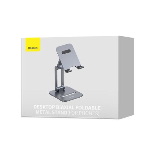 Giá Đỡ Điện Thoại/iPad Baseus Desktop Biaxial Foldable Metal Stand - Trục Kép, Gấp Gọn, Hợp Kim Nhôm Chống Mỏi Cổ - Hình ảnh 8