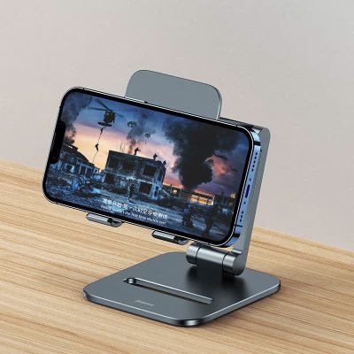 Giá Đỡ Điện Thoại/iPad Baseus Desktop Biaxial Foldable Metal Stand - Trục Kép, Gấp Gọn, Hợp Kim Nhôm Chống Mỏi Cổ - Nâng tầm không gian làm việc của bạn và bảo vệ sức khỏe với giá đỡ đa năng <strong>Baseus Desktop Biaxial Foldable Metal Stand</strong>. Được chế tác từ hợp kim nhôm nguyên khối sang trọng, sản phẩm mang lại sự vững chắc tuyệt đối cho cả điện thoại và máy tính bảng. Thiết kế trục kép (biaxial) thông minh cho phép bạn tùy chỉnh vô hạn độ cao và góc nhìn, giúp nâng màn hình ngang tầm mắt, cải thiện tư thế và chống mỏi cổ vai gáy hiệu quả. Khi không sử dụng, giá đỡ có thể gập gọn hoàn toàn, dễ dàng mang theo mọi lúc mọi nơi. Hãy đầu tư vào sự thoải mái và chuyên nghiệp với <strong>Baseus Desktop Biaxial Foldable Metal Stand</strong>.