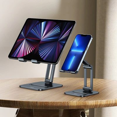 Giá Đỡ Điện Thoại/iPad Baseus Desktop Biaxial Foldable Metal Stand - Trục Kép, Gấp Gọn, Hợp Kim Nhôm Chống Mỏi Cổ - Nâng tầm không gian làm việc của bạn và bảo vệ sức khỏe với giá đỡ đa năng <strong>Baseus Desktop Biaxial Foldable Metal Stand</strong>. Được chế tác từ hợp kim nhôm nguyên khối sang trọng, sản phẩm mang lại sự vững chắc tuyệt đối cho cả điện thoại và máy tính bảng. Thiết kế trục kép (biaxial) thông minh cho phép bạn tùy chỉnh vô hạn độ cao và góc nhìn, giúp nâng màn hình ngang tầm mắt, cải thiện tư thế và chống mỏi cổ vai gáy hiệu quả. Khi không sử dụng, giá đỡ có thể gập gọn hoàn toàn, dễ dàng mang theo mọi lúc mọi nơi. Hãy đầu tư vào sự thoải mái và chuyên nghiệp với <strong>Baseus Desktop Biaxial Foldable Metal Stand</strong>.