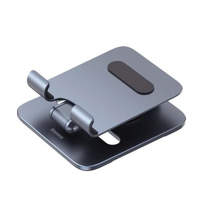 Giá đỡ Tablet hiệu Baseus Desktop Biaxial Foldable Metal (Rotatable Version) - Xoay 360°, Trục Kép, Gấp Gọn, Chống Mỏi Cổ - Nâng tầm trải nghiệm tablet của bạn với giá đỡ đa năng <strong>Baseus Desktop Biaxial Foldable Metal (Rotatable Version)</strong>. Đây là giải pháp công thái học tối thượng, kết hợp thiết kế trục kép cho phép tùy chỉnh độ cao, góc nhìn và tính năng xoay 360° độc đáo để dễ dàng chia sẻ màn hình. Được chế tác từ hợp kim nhôm nguyên khối, sản phẩm đảm bảo sự vững chắc tuyệt đối cho mọi dòng tablet. Gập gọn hoàn toàn khi không sử dụng, đây là người bạn đồng hành lý tưởng cho cả bàn làm việc và những chuyến đi. Hãy đầu tư vào sự thoải mái, chuyên nghiệp và linh hoạt với <strong>Baseus Desktop Biaxial Foldable Metal (Rotatable Version)</strong>.