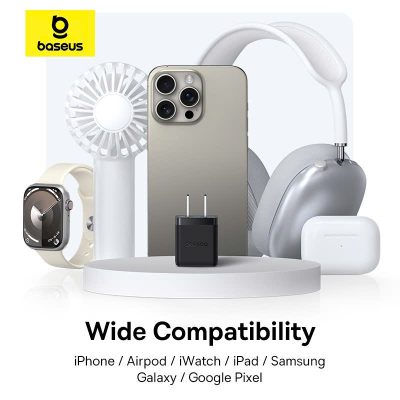 Sạc nhanh hiệu Baseus Palm C+U 30W US - Trải nghiệm sức mạnh sạc nhanh vượt trội trong một thiết kế tối giản với <strong>Baseus Palm C+U 30W US</strong>. Đây là giải pháp năng lượng "tất cả trong một", với công suất 30W mạnh mẽ có khả năng sạc nhanh cho cả MacBook Air, iPad Pro và điện thoại. Trang bị 2 cổng USB-C (PD 30W) và USB-A (QC 18W), củ sạc này đáp ứng mọi nhu cầu sạc của bạn. Kích thước siêu nhỏ gọn chỉ nằm trong lòng bàn tay, lý tưởng cho việc di chuyển. Tích hợp công nghệ SuperSi và các tính năng bảo vệ an toàn, <strong>Baseus Palm C+U 30W US</strong> là sự nâng cấp hoàn hảo cho mọi tín đồ công nghệ.