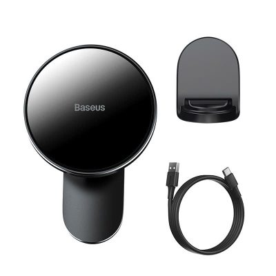 Giá Đỡ Sạc Không Dây Ô Tô Baseus Big Energy - Hít Từ Tính Cực Mạnh, Sạc Nhanh 15W, Cho iPhone & Android - Trải nghiệm sự tiện lợi và sức mạnh từ tính vượt trội với giá đỡ sạc không dây <strong>Baseus Big Energy</strong>. Với lực hút nam châm N52 cực mạnh, sản phẩm giữ chặt điện thoại của bạn một cách ổn định trên mọi cung đường, loại bỏ hoàn toàn tình trạng rung lắc, rơi rớt. Tận hưởng tốc độ sạc nhanh không dây 15W, giúp nạp đầy năng lượng cho thiết bị trong suốt hành trình. Thiết kế tối giản, sang trọng với vòng đèn LED tinh tế, cùng khả năng xoay 360 độ linh hoạt, <strong>Baseus Big Energy</strong> không chỉ là một phụ kiện tiện ích mà còn là một điểm nhấn đẳng cấp cho nội thất xe hơi của bạn. Đây là người bạn đồng hành đáng tin cậy trên mọi nẻo đường.