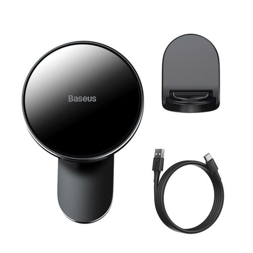 Giá Đỡ Sạc Không Dây Ô Tô Baseus Big Energy - Hít Từ Tính Cực Mạnh, Sạc Nhanh 15W, Cho iPhone & Android - Hình ảnh 7