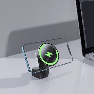 Giá Đỡ Sạc Không Dây Ô Tô Baseus Big Energy - Hít Từ Tính Cực Mạnh, Sạc Nhanh 15W, Cho iPhone & Android - Trải nghiệm sự tiện lợi và sức mạnh từ tính vượt trội với giá đỡ sạc không dây <strong>Baseus Big Energy</strong>. Với lực hút nam châm N52 cực mạnh, sản phẩm giữ chặt điện thoại của bạn một cách ổn định trên mọi cung đường, loại bỏ hoàn toàn tình trạng rung lắc, rơi rớt. Tận hưởng tốc độ sạc nhanh không dây 15W, giúp nạp đầy năng lượng cho thiết bị trong suốt hành trình. Thiết kế tối giản, sang trọng với vòng đèn LED tinh tế, cùng khả năng xoay 360 độ linh hoạt, <strong>Baseus Big Energy</strong> không chỉ là một phụ kiện tiện ích mà còn là một điểm nhấn đẳng cấp cho nội thất xe hơi của bạn. Đây là người bạn đồng hành đáng tin cậy trên mọi nẻo đường.