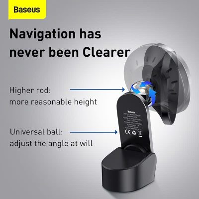Giá Đỡ Sạc Không Dây Ô Tô Baseus Big Energy - Hít Từ Tính Cực Mạnh, Sạc Nhanh 15W, Cho iPhone & Android - Trải nghiệm sự tiện lợi và sức mạnh từ tính vượt trội với giá đỡ sạc không dây <strong>Baseus Big Energy</strong>. Với lực hút nam châm N52 cực mạnh, sản phẩm giữ chặt điện thoại của bạn một cách ổn định trên mọi cung đường, loại bỏ hoàn toàn tình trạng rung lắc, rơi rớt. Tận hưởng tốc độ sạc nhanh không dây 15W, giúp nạp đầy năng lượng cho thiết bị trong suốt hành trình. Thiết kế tối giản, sang trọng với vòng đèn LED tinh tế, cùng khả năng xoay 360 độ linh hoạt, <strong>Baseus Big Energy</strong> không chỉ là một phụ kiện tiện ích mà còn là một điểm nhấn đẳng cấp cho nội thất xe hơi của bạn. Đây là người bạn đồng hành đáng tin cậy trên mọi nẻo đường.