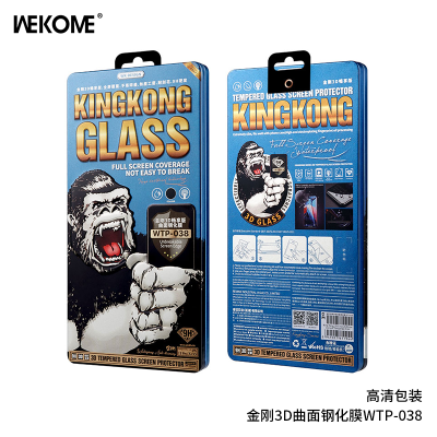 Kính Cường Lực WEKOME WTP-038 Kingkong, Full Màn Hình, Siêu Cứng, Chống Vân Tay