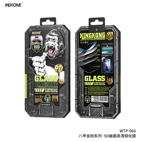 Kính Cường Lực WEKOME WTP-066 Kingkong, Siêu Cứng, Siêu Mượt, Full Viền, Chống Vân Tay