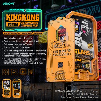 Kính Cường Lực WEKOME WTP-069 Kingkong, Phủ AR Chống Lóa, Lọc Ánh Sáng, Full Màn Hình - <p dir="ltr" data-pm-slice="1 1 []">Kính cường lực WEKOME <strong>WTP-069</strong> Kingkong, siêu mỏng 0.4mm, full màn hình, phủ AR chống lóa, lọc ánh sáng xanh, chống vân tay, dầu, nước. Độ cứng 9H, bảo vệ màn hình khỏi va đập, trầy xước. Khung tự dán, dán dễ, cảm ứng mượt. Lý tưởng cho iPhone, hiển thị sắc nét, thẩm mỹ cao.</p>