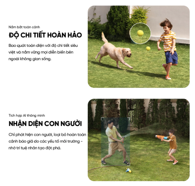 Camera ngoài trời SoloCam S220 - An tâm bảo vệ ngôi nhà của bạn với <strong>Camera ngoài trời SoloCam S220</strong>, giải pháp an ninh không dây hoàn toàn và không cần bảo trì. Với tấm pin năng lượng mặt trời tích hợp, camera có khả năng tự sạc, đảm bảo hoạt động liên tục 24/7 mà không cần tháo lắp để sạc pin. <strong>SoloCam S220</strong> ghi hình với độ phân giải 2K siêu nét, cho hình ảnh chi tiết cả ngày lẫn đêm. Sản phẩm có thiết kế bền bỉ với chuẩn chống nước IP67, tích hợp AI nhận diện người thông minh để giảm cảnh báo giả và bộ nhớ trong 8GB giúp lưu trữ an toàn mà không tốn phí hàng tháng. Lắp đặt dễ dàng, không cần đi dây phức tạp, đây là lựa chọn lý tưởng để giám sát sân vườn, cổng ra vào và mọi khu vực bên ngoài.