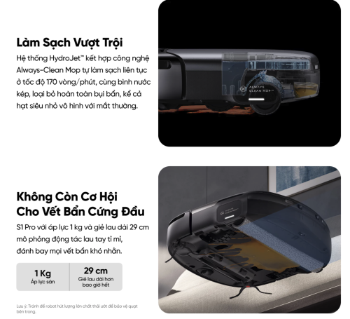 Robot hút bụi lau sàn eufy Omni S1 Pro - Hình ảnh 17