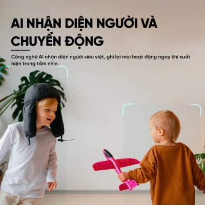 Camera trong nhà Eufy Indoor C210 - An tâm bảo vệ ngôi nhà của bạn với <strong>Camera trong nhà Eufy Indoor C210</strong>, giải pháp an ninh thông minh và toàn diện. Với khả năng xoay ngang 360° và độ phân giải sắc nét 1080p, camera đảm bảo không bỏ sót bất kỳ góc khuất nào. Công nghệ AI tích hợp giúp phát hiện, phân biệt và theo dõi chuyển động của người và vật nuôi, gửi cảnh báo tức thì đến điện thoại của bạn. Đặc biệt, <strong>Eufy Indoor C210</strong> hỗ trợ lưu trữ cục bộ qua thẻ nhớ lên đến 128GB, giúp bạn tiết kiệm chi phí hàng tháng mà vẫn đảm bảo an toàn dữ liệu. Tính năng đàm thoại hai chiều và chế độ riêng tư tiện lợi giúp bạn dễ dàng kết nối và bảo vệ không gian cá nhân khi cần thiết.