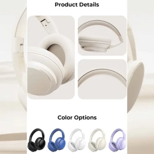 Tai Nghe Bluetooth Headphone HAVIT H619BT, Driver 40mm, BT 5.4, Có 3 Chế Độ EQ, Nghe Đến 20H - Chính Hãng BH 12 Tháng - Hình ảnh 3