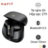 Tai Nghe True Wireless HAVIT TW905, Bluetooth 5.3, 2 Mic ENC, Nghe Nhạc Đến 27H
