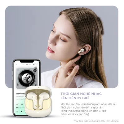Tai Nghe True Wireless HAVIT TW905, Bluetooth 5.3, 2 Mic ENC, Nghe Nhạc Đến 27H - Trải nghiệm sự tự do không dây và giao tiếp trong trẻo với tai nghe True Wireless <strong>HAVIT TW905</strong>. Được trang bị công nghệ kết nối Bluetooth 5.3 thế hệ mới, sản phẩm đảm bảo tín hiệu ổn định và ghép nối tức thì. Nổi bật với hệ thống 2 micro ENC khử ồn môi trường, giúp giọng nói của bạn luôn to, rõ ràng trong mọi cuộc gọi. Tận hưởng chất âm cân bằng và thời lượng pin bền bỉ lên đến 27 giờ khi dùng cùng hộp sạc. Với thiết kế công thái học nhỏ gọn, mang lại cảm giác đeo thoải mái suốt cả ngày, <strong>HAVIT TW905</strong> là lựa chọn thông minh cho nhu cầu làm việc, học tập và giải trí hàng ngày.