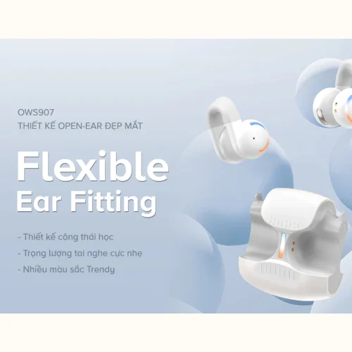Tai Nghe Havit Open-Ear OWS907, Truyền âm Định hướng, Bluetooth 5.3, Nghe Đến 24H - Hàng Chính Hãng - Hình ảnh 2