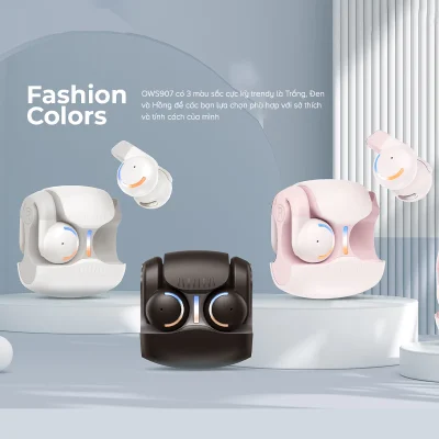 Tai Nghe Havit Open-Ear OWS907, Truyền âm Định hướng, Bluetooth 5.3, Nghe Đến 24H - Hàng Chính Hãng - Tái định nghĩa trải nghiệm âm thanh của bạn với tai nghe thể thao <strong>Havit Open-Ear OWS907</strong>. Với thiết kế mở (Open-Ear) đột phá, sản phẩm truyền âm thanh qua không khí mà không cần nhét vào tai, giúp bạn vừa thưởng thức âm nhạc vừa nhận biết môi trường xung quanh, đảm bảo an toàn tối đa. Công nghệ âm thanh định hướng cùng màng loa lớn 13mm mang lại chất âm bùng nổ nhưng vẫn riêng tư. Móc tai silicon bám chắc, chống rơi rớt trong mọi hoạt động. Đặc biệt, thời lượng pin siêu khủng lên đến 24 giờ cùng hộp sạc, kết nối Bluetooth 5.3 ổn định, biến <strong>Havit Open-Ear OWS907</strong> thành người bạn đồng hành không thể thiếu cho thể thao và cuộc sống năng động.