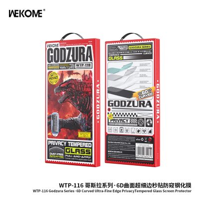 Kính Cường Lực Godzura WTP-116 Chống Nhìn Trộm, Khung Tự Dán, Chống Vân Tay