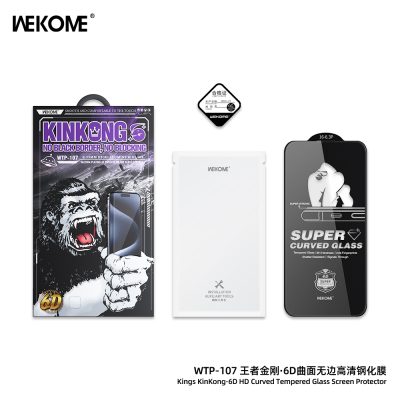 Kính Cường Lực KINGKONG WTP-107 Trong Suốt Không Viền Đen, Siêu Cứng, Chống Vân Tay - <p dir="ltr" data-pm-slice="1 1 []">Kính cường lực KINGKONG <strong>WTP-107</strong>, siêu mỏng 0.33mm, full màn hình 6D, trong suốt HD, không viền đen, phủ nano chống vân tay, bụi, dầu, nước. Độ cứng 9H, bảo vệ màn hình iPhone khỏi va đập, trầy xước. Khung tự dán, dán dễ, cảm ứng mượt. Lý tưởng cho iPhone, hiển thị sắc nét, thẩm mỹ cao.</p>