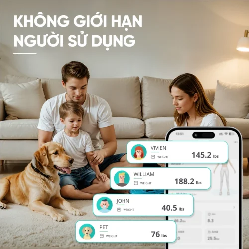 Cân Điện Tử Thông Minh eufy C20 - Hàng Chính Hãng | Phân Tích 16 Chỉ Số Cơ Thể, Kết Nối App EufyLife - Hình ảnh 10