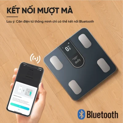 Cân Điện Tử Thông Minh eufy C20 - Hàng Chính Hãng | Phân Tích 16 Chỉ Số Cơ Thể, Kết Nối App EufyLife - Khám phá ngay cân điện tử thông minh <strong>eufy C20</strong>, người bạn đồng hành lý tưởng trên hành trình chăm sóc sức khỏe toàn diện. Với khả năng phân tích chính xác 16 chỉ số sinh trắc học quan trọng, <strong>eufy C20</strong> giúp bạn thấu hiểu cơ thể một cách sâu sắc nhất. Thiết bị sở hữu thiết kế tinh tế, màn hình TFT 3.36 inch hiển thị thông tin trực quan và kết nối dễ dàng với ứng dụng EufyLife qua Bluetooth. Theo dõi tiến trình, đặt mục tiêu và quản lý sức khỏe cho cả gia đình chưa bao giờ dễ dàng đến thế. Với độ chính xác cao và khả năng lưu trữ không giới hạn hồ sơ người dùng, đây là lựa chọn hoàn hảo cho mọi gia đình hiện đại.