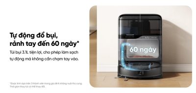 Robot Hút Bụi Lau Sàn Eufy C20 Omni - Khám phá ngay <strong>Robot hút bụi lau sàn eufy C20 Omni</strong>, giải pháp làm sạch toàn diện và tự động cho ngôi nhà của bạn. Với trạm sạc Omni "All-in-One", robot có thể tự động hút rác, giặt và sấy khô giẻ lau, giúp bạn hoàn toàn rảnh tay. Sản phẩm sở hữu lực hút mạnh mẽ 7.000Pa kết hợp công nghệ lau xoay Mop Master™ tốc độ cao, dễ dàng loại bỏ mọi bụi bẩn, lông thú và vết bẩn cứng đầu. Đặc biệt, <strong>eufy C20 Omni</strong> được trang bị công nghệ Pro-Detangle Comb™ tự động gỡ rối tóc thông minh và thiết kế siêu mỏng chỉ 8.5cm, làm sạch hiệu quả mọi ngóc ngách, kể cả gầm nội thất thấp. Đây là lựa chọn lý tưởng cho cuộc sống hiện đại và bận rộn.