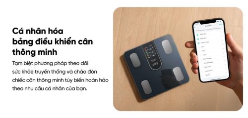 Cân Điện Tử Thông Minh eufy C20 - Hàng Chính Hãng | Phân Tích 16 Chỉ Số Cơ Thể, Kết Nối App EufyLife - Hình ảnh 20