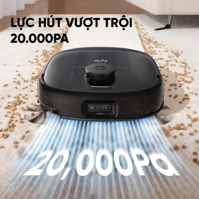Robot Hút Bụi Lau Sàn Eufy Omni E28 - Giải phóng bạn khỏi công việc nhà với <strong>Robot hút bụi lau sàn eufy Omni E28</strong>, cỗ máy làm sạch tối thượng cho ngôi nhà hiện đại. Nổi bật với lực hút turbo không tưởng lên đến 20.000Pa, <strong>eufy Omni E28</strong> dễ dàng loại bỏ mọi bụi bẩn, lông thú cưng và mảnh vụn ẩn sâu trong thảm và các kẽ sàn. Sản phẩm đi kèm trạm Omni toàn năng tự động giặt, sấy khô giẻ lau, hút rác và bổ sung nước lau sàn, mang lại trải nghiệm rảnh tay tuyệt đối. Đặc biệt, trạm còn tích hợp máy làm sạch sâu cầm tay FlexiOne™ có thể tháo rời, giúp xử lý vết bẩn trên thảm, sofa một cách linh hoạt. Hãy để <strong>eufy Omni E28</strong> định nghĩa lại sự sạch sẽ cho không gian sống của bạn.