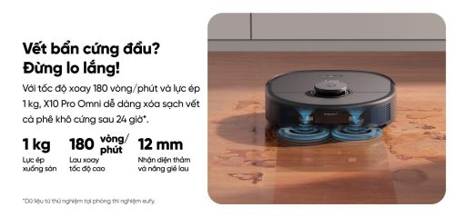 Robot hút bụi lau sàn eufy X10 Pro Omni - Hình ảnh 10