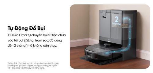Robot hút bụi lau sàn eufy X10 Pro Omni - Hình ảnh 16