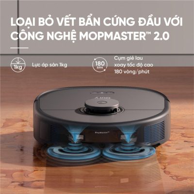 Robot hút bụi lau sàn eufy X10 Pro Omni - Nâng tầm trải nghiệm dọn dẹp nhà cửa với <strong>Robot hút bụi lau sàn eufy X10 Pro Omni</strong>, giải pháp làm sạch thông minh và toàn diện đến từ thương hiệu uy tín Eufy. Sản phẩm sở hữu lực hút mạnh mẽ 8.000 Pa, hệ thống lau xoay kép MopMaster™ 2.0 tạo áp lực 1kg và công nghệ AI.See™ nhận diện hơn 100 vật thể, giúp làm sạch sâu mọi ngóc ngách và né tránh chướng ngại vật một cách thông minh. Điểm nhấn của <strong>eufy X10 Pro Omni</strong> là trạm sạc Omni đa năng, tự động giặt giẻ, sấy khô bằng khí nóng, hút rác và châm nước, mang đến sự tiện lợi rảnh tay tuyệt đối. Đây là trợ thủ đắc lực cho mọi gia đình hiện đại, đặc biệt là nhà có nuôi thú cưng.