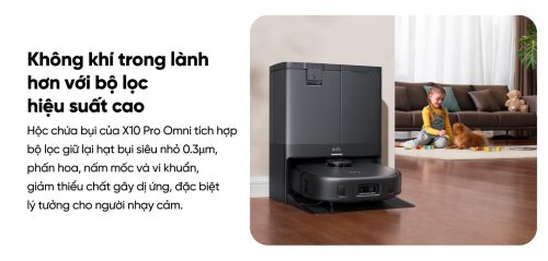 Robot hút bụi lau sàn eufy X10 Pro Omni - Hình ảnh 8