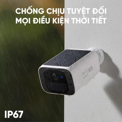 Camera ngoài trời SoloCam S220 - An tâm bảo vệ ngôi nhà của bạn với <strong>Camera ngoài trời SoloCam S220</strong>, giải pháp an ninh không dây hoàn toàn và không cần bảo trì. Với tấm pin năng lượng mặt trời tích hợp, camera có khả năng tự sạc, đảm bảo hoạt động liên tục 24/7 mà không cần tháo lắp để sạc pin. <strong>SoloCam S220</strong> ghi hình với độ phân giải 2K siêu nét, cho hình ảnh chi tiết cả ngày lẫn đêm. Sản phẩm có thiết kế bền bỉ với chuẩn chống nước IP67, tích hợp AI nhận diện người thông minh để giảm cảnh báo giả và bộ nhớ trong 8GB giúp lưu trữ an toàn mà không tốn phí hàng tháng. Lắp đặt dễ dàng, không cần đi dây phức tạp, đây là lựa chọn lý tưởng để giám sát sân vườn, cổng ra vào và mọi khu vực bên ngoài.