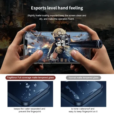 Kính Cường Lực Nhám KINGKONG KK-77 Chống Vân Tay, Tối Ưu Chơi Game - <p dir="ltr" data-pm-slice="1 1 []">Kính cường lực nhám KINGKONG <strong>KK-77</strong>, siêu mỏng 0.26mm, cong 3D, khung tự dán, chống vân tay, mồ hôi, độ cứng 9H. Bảo vệ màn hình iPhone khỏi va đập, trầy xước, tối ưu cho game thủ. Dán dễ, cảm ứng mượt lý tưởng cho iPhone, giữ màn hình sạch, trải nghiệm chơi game mượt mà.</p>