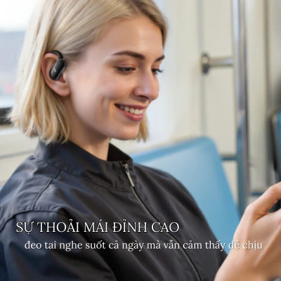 Tai Nghe Thể Thao Anker Soundcore V40i - A3878 | Thiết Kế Open-Ear | Chống Nước IP55 | Âm Bass Mạnh Mẽ