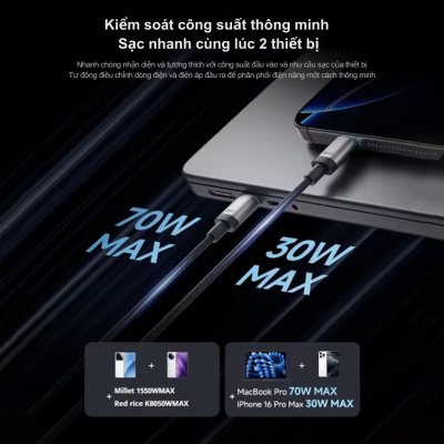 Cáp-Magnetic-Cuktech-No.6-OLED-C-to-C-6A-240W-PD3
