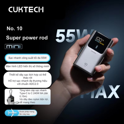 Pin-dự-phòng-Cuktech-No.10-Mini-Power-Bank-10.000mAh-55W