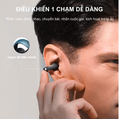 Tai nghe thể thao Anker Soundcore AeroClip A3388 - Thiết Kế Kẹp Tai Thoải Mái, Chống Nước IPX4, Âm Bass Mạnh Mẽ - Hình ảnh 6