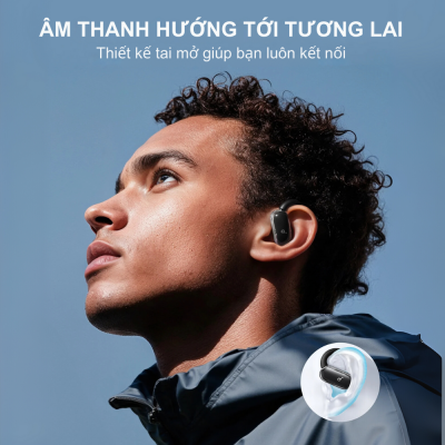 Tai nghe thể thao Anker Soundcore V40i - A3878, thiết kế trong suốt, chống nước IP55, trải nghiệm dễ chịu ấn tượng - <span class="ng-star-inserted">Trải nghiệm âm nhạc đỉnh cao cùng </span><strong class="ng-star-inserted"><span class="ng-star-inserted">Tai nghe thể thao Anker Soundcore V40i - A3878</span></strong><span class="ng-star-inserted">. Với thiết kế open-ear độc đáo, sản phẩm mang lại sự thoải mái vượt trội, giúp bạn vừa thưởng thức âm thanh sống động, vừa nhận biết môi trường xung quanh. Móc tai tùy chỉnh 4 mức độ đảm bảo vừa vặn hoàn hảo cho mọi kích thước tai, trong khi chuẩn chống nước IP55 và công nghệ SweatGuard </span>là một lớp phủ nano chống thấm tiên tiến giúp bảo vệ các linh kiện bên trong tai nghe khỏi mồ hôi, độ ẩm và các tác nhân ăn mòn khác. Công nghệ này đảm bảo tai nghe hoạt động bền bỉ trong các điều kiện khắc nghiệt như tập luyện thể thao, chạy bộ hoặc sử dụng dưới mưa nhẹ, <span class="ng-star-inserted">giúp bạn tự tin vận động trong mọi điều kiện thời tiết. </span><span class="ng-star-inserted">Công nghệ BassUp độc quyền cùng màng loa lớn 16x13mm mang đến âm bass sâu lắng, mạnh mẽ, biến mỗi buổi tập luyện thành một màn trình diễn âm nhạc đầy hứng khởi.</span><span class="ng-star-inserted"> Đàm thoại rõ nét với 4 micro tích hợp AI, đây chính là người bạn đồng hành lý tưởng cho mọi hoạt động thể thao và cuộc sống năng động của bạn.</span>