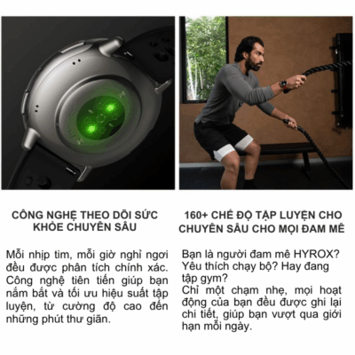 Đồng Hồ Thông Minh Amazfit Active 2 - Nâng Tầm Luyện Tập, Tối Ưu Sức Khỏe - Chinh phục mọi mục tiêu với <strong>Đồng hồ Amazfit Active 2</strong>, người bạn đồng hành không thể thiếu cho lối sống năng động. Phiên bản nâng cấp này mang đến thiết kế cao cấp, màn hình AMOLED sắc nét, cùng loạt tính năng theo dõi sức khỏe và thể thao chuyên sâu. Với GPS đa băng tần chính xác, hơn 150 chế độ luyện tập, đo SpO2, nhịp tim 24/7 và theo dõi giấc ngủ, <strong>Amazfit Active 2</strong> giúp bạn hiểu rõ cơ thể mình hơn bao giờ hết. Tích hợp Zepp OS mượt mà, thời lượng pin ấn tượng và khả năng gọi điện Bluetooth, <strong>Đồng hồ Amazfit Active 2</strong> sẽ thúc đẩy bạn vượt qua giới hạn và sống khỏe mạnh hơn mỗi ngày.