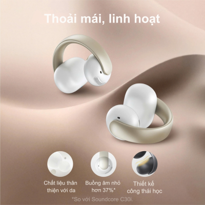 Tai Nghe Bluetooth Soundcore AeroClip Anker A3388 – Trải Nghiệm Âm Thanh Đỉnh Cao Cùng Thiết Kế Kẹp Độc Đáo Anker A3388