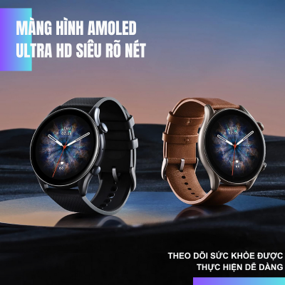 Đồng hồ thông minh Amazfit GTR 3 Pro - Đỉnh cao sang trọng, công nghệ vượt trội, trải nghiệm hoàn hảo Amazfit GTR 3 Pro