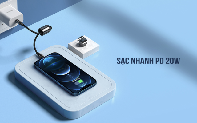 Cáp Sạc Nhanh Remax RC-140i Type-C to Lightning 20W Remax RC-140i