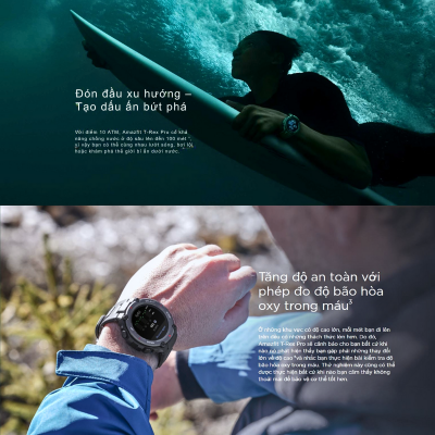 Đồng hồ thông minh Amazfit T-Rex Pro - Bền bỉ vượt giới hạn, chinh phục mọi thử thách T REX PRO