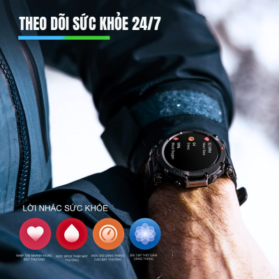Đồng hồ thông minh Amazfit T-Rex Ultra - Đỉnh cao bền bỉ, hiệu suất vượt trội, chinh phục mọi giới hạn Amazfit T-Rex Ultra