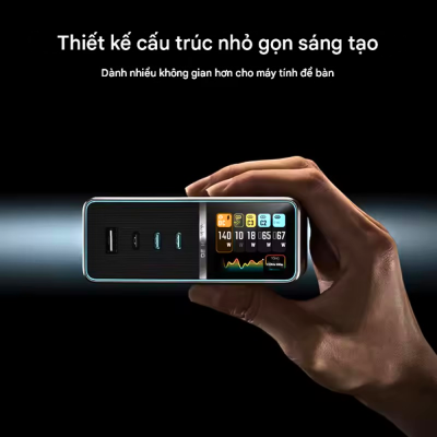 Trạm Sạc CukTech 30 Ultra 300W GaN Desktop Charger (TA3005U) CukTech 30 Ultra 300W GaN Desktop Charger