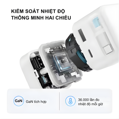 Củ Sạc Nhanh CukTech 67W GaN Charger (AD653W) CukTech 67W GaN Charger