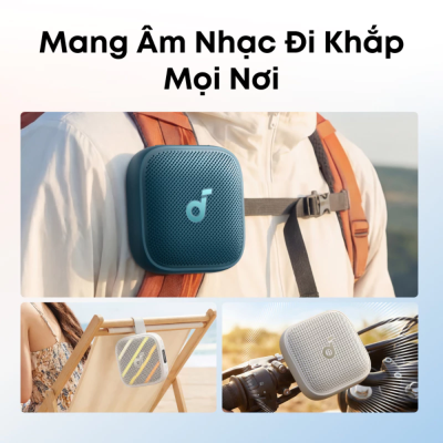 Loa Bluetooth Soundcore Boom Go 3i - D5103 - Công suất mạnh mẽ, Chống nước IPX7, Pin 15H - Hàng Chính Hãng. Boom Go 3i