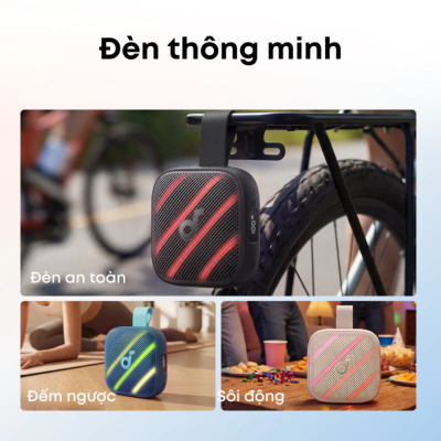 Loa Bluetooth Soundcore Boom Go 3i - D5103 - Công suất mạnh mẽ, Chống nước IPX7, Pin 15H - Hàng Chính Hãng. Boom Go 3i