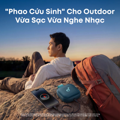 Loa Bluetooth Soundcore Boom Go 3i - D5103 - Công suất mạnh mẽ, Chống nước IPX7, Pin 15H - Hàng Chính Hãng. Boom Go 3i